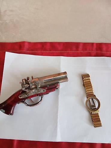 Kolleksiya üçün dekorativ əşyalar dəsti - Antik üslubda, iki lüləli