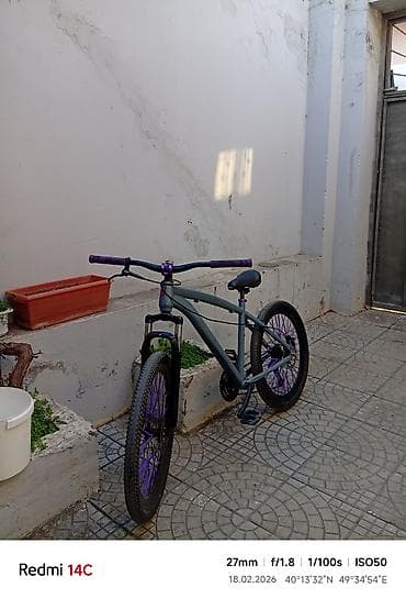 Velosipedin raması-26 təkərlərinin ölçüsü 24-lükdü. hassns rəngli