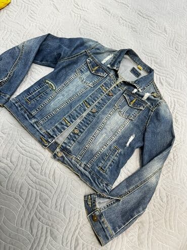 Lincoln: Мужская куртка, Джинсовая, Осенняя, M — 2