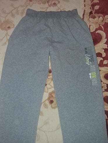 Cinslər və şalvarlar: Uşaq idman şalvarı – BREEZE Kids - Rəng: boz (meli) - Material — 1