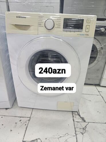 Paltaryuyan maşınlar: Paltaryuyan maşın Samsung, 6 kq, Avtomat, Qurutmasız, Kredit yoxdur — 1