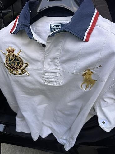 Polo köynək, Ralph Lauren, L, rəng - Ağ