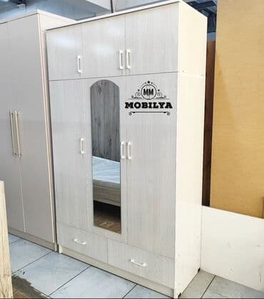 Yeni, Açılan, 3 qapılı Düz dolab, Qarderob, paltar dolabı, Azərbaycan