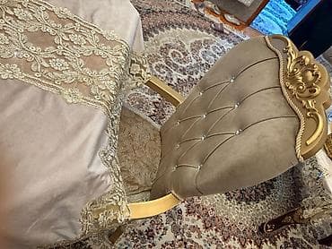 qabağ stolu: Qonaq otağı üçün, Dördbucaq masa, 6 stul — 4