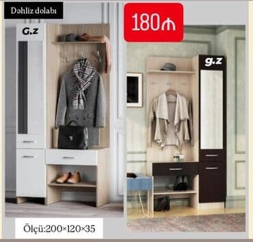 ofis dolab: Açılan, 1 qapı Düz dolab, Dəhliz dolabı — 1