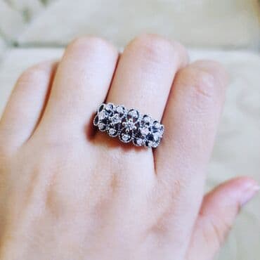 Nişan, Üzük, Ağ qızıl, 750 Əyar, Brilyant lalafo.az -da Nişan, Üzük, Ağ qızıl, 750 Əyar, Brilyant