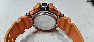 deri plaş: İşlənmiş, Qol saatı, rəng - Narıncı — 3