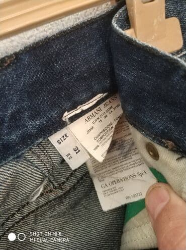 qaqa şalvarı: Salam original Armani jeans satilir yahşi vezetedi super — 3