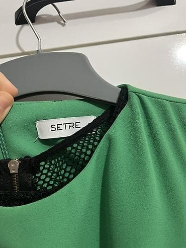 ted baker: Brend: SETRE Model: Yaşıl rəngdə, midi uzunluqda, qolsuz kokteyl/gecə — 3