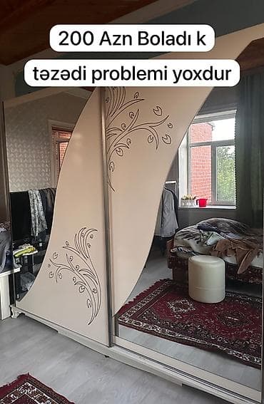 servant dolabı: Endirim ediləcək. Lənkəran Boladı kəndi. Sürgülü qapılı qarderob - — 1