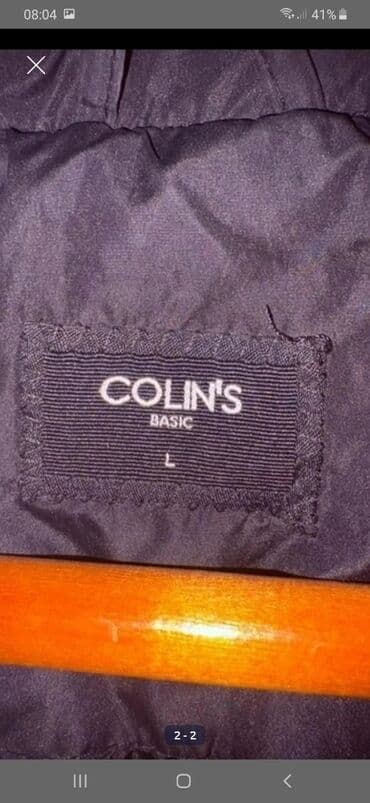 Palto, ColinS, L, rəng - Qara — 2