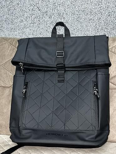 su eynəyi: Honor Gift roll-top şəhər çantası - Rəng: qara, mat səthli - Dizayn — 1