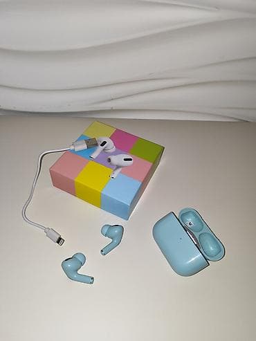 mikro qulaqciq: ‼️ AIRPODS PRO MAVI RƏNGDƏ CƏMİ 20 AZN ‼️ - Tip: TWS (True Wireless) — 3