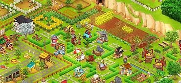 qapi ustu asmalar: Hay Day oyununda orta səviyyədə qurulmuş ferma dizaynı/sxemi - Tam — 1