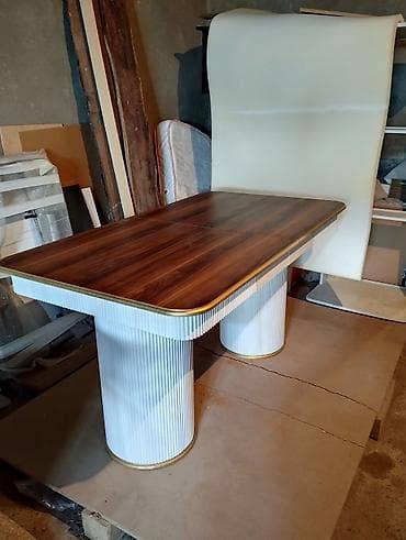 qızılı tortlar: Qonaq masası, Açılan, MDF, Dördbucaq masa — 2