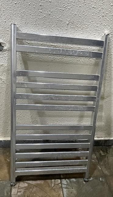 сушилка ванной комнаты: Paslanmayan poladdan dəsmal radiatoru (towel warmer) – parlaq xrom — 3