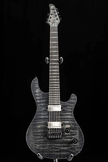 gitara simi: Mayones Regius 7 Guitar B26.5 Antique Black Matte !!! Qutuda yeni — 3