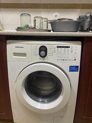 ucuz vizitka capı: Samsung paltaryuyan maşın – ön yükləməli, 6 kq tutumlu (Diamond 6.0 — 1