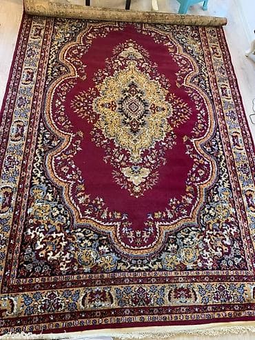 qedimi mebeller: Xalça – klassik şərq naxışlı, bordo rəng əsaslı - Ölçü: 177 x 280 sm — 4