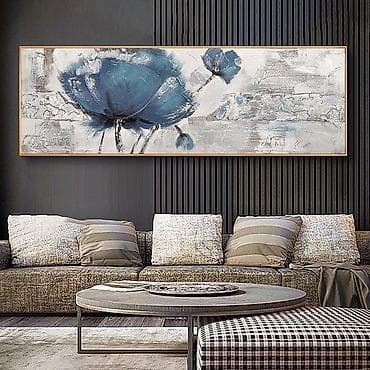 Растения: Müasir abstrakt divar rəsmləri – interyer dekoru - Üslub — 2