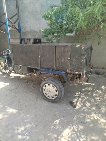 мопеды и мотоциклы: Yükdaşıma üçün motosiklet qoşqulu özəl konstruksiya - Motosiklet ön — 3