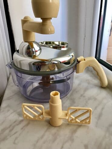 tərəvəz doğrayan: Toksuz blendor doğrayıcı,içinde hemir yoğurucuda var, hər zaman əl — 1