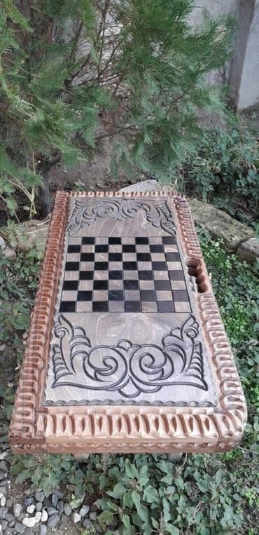 каркасные бассейны в баку: Əl işi taxta nərd taxtaları - Material: möhkəm ağac, əl ilə oyma — 6