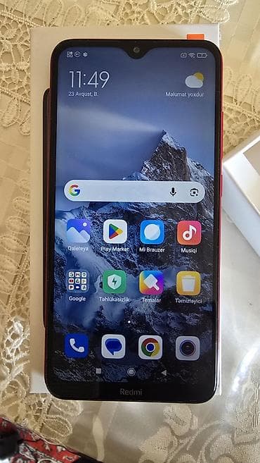 cat kabel: Redmi 8, 64 GB, rəng - Qırmızı, İki sim kartlı — 4