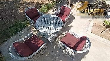 plastik stollar: 🇹🇷Türkiyə istehsalı Efil çay seti
Aluminium karkas🇹🇷 — 1