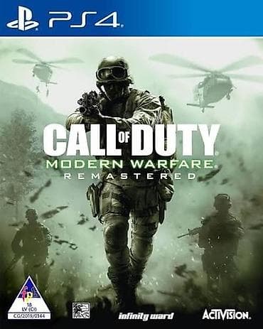 PS4 (Sony Playstation 4): Ps4 call of duty modern Warfare remastered. Tam bağlı upokovkada — 1