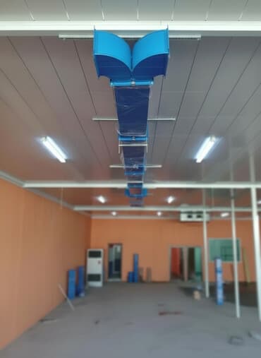 Hər növ havalandirma sisteminin qurasdirilmasi,temiri,borularin