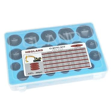 salniklər: HBGLAND O-Ring Dəsti – 666 ədəd, 421TS - Növ: O-Ring komplekti - — 1
