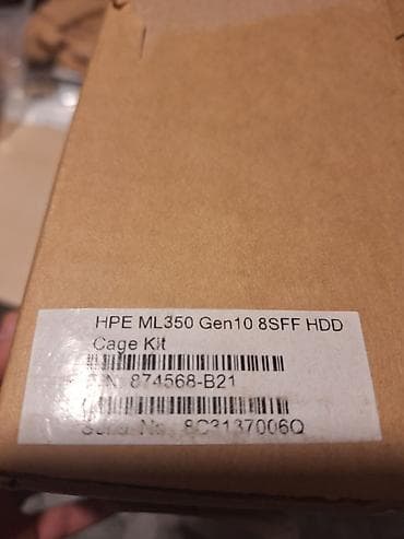 ipad mini 6 64gb: HPE ML350 Gen10 8 SFF HDD Cage Kit Model: 874568-B21 Uyğunluq: HPE — 1