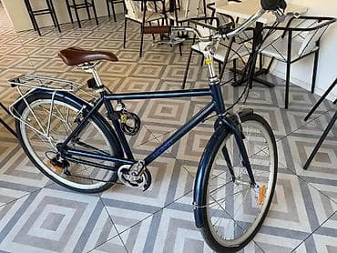 26 liq velosiped: Şəhər kruizer tipli velosiped - Rəng: tünd mavi (korpus), qəhvəyi — 7