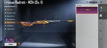 Hesab əla dı 44 sevyə di fravun M24 var matral olmadqın görə yüksəldə