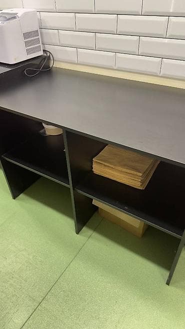 lövhə satışı: Stol Mebel Stol Qara stol 2 gözlü 130 X 70 X 85 - 40 azn Üstü taxta — 4