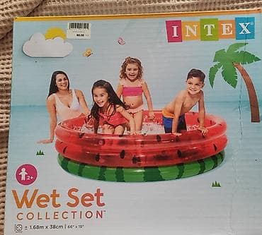 matlar: INtex Wet Set Collection – Şişmə uşaq hovuzu (qarpız dizaynı) tezedir — 1