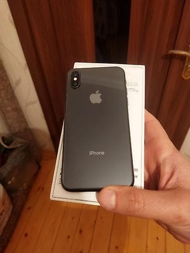 iphone x kabro: IPhone X, 64 GB, Space Gray, Barmaq izi — 2