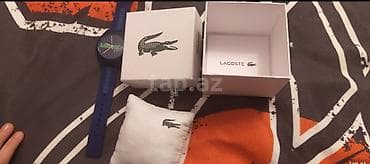 Сумки: Наручные часы, Lacoste, цвет - Голубой — 1