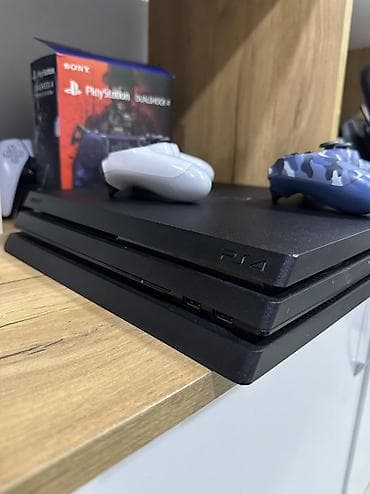 blu: Sony PlayStation 4 Pro oyun konsolu Ideal veziyyetdedir icinde 150+ — 4