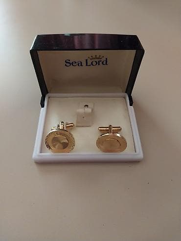 Бижутерия: Qızılçalı zaponkalar Sea Lord позолоченные запонки 100% качество 100% — 2