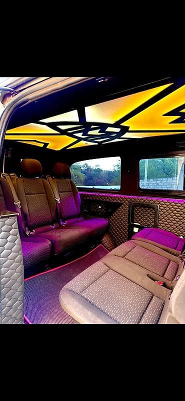 balaca masin: Mercedes-Benz Vito mikroavtobus – gümüş rəng, uzun kuzov, geniş və — 2