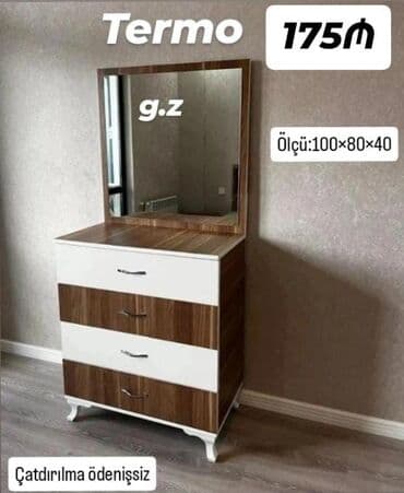 stol ayaqlari: Mətbəx üçün, Yeni, Açılmayan, Dördbucaq masa, 4 stul — 5