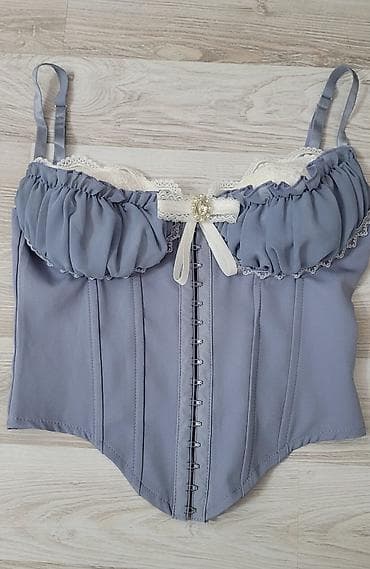 3 days krem: Qadın korset-top Geyinilməyib
Razmer S
- Rəng: pastel göy — 2