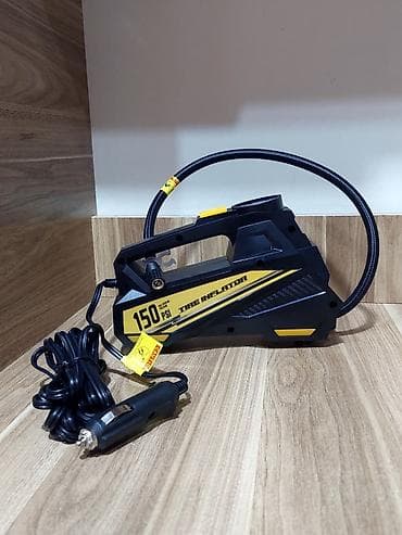 Rəqəmsal ekranlı portativ avtomobil kompressoru (təkər nasosu) — 1