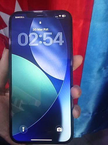 iphone 3gs: IPhone 12 Pro Max, 128 GB, Pacific Blue, Zəmanət, Barmaq izi, Simsiz şarj — 6