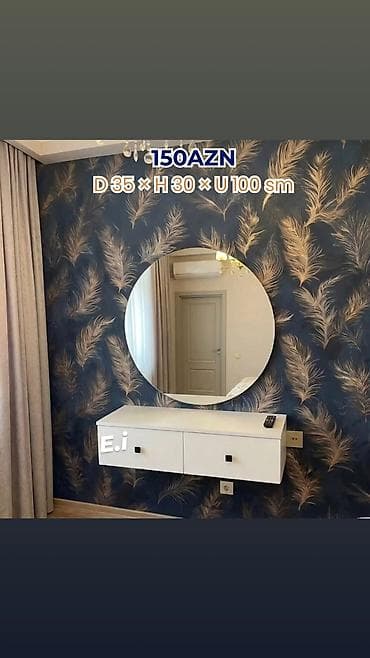 Güzgülər: Güzgü Divar üçün, Dairə, Makiyaj üçün — 1