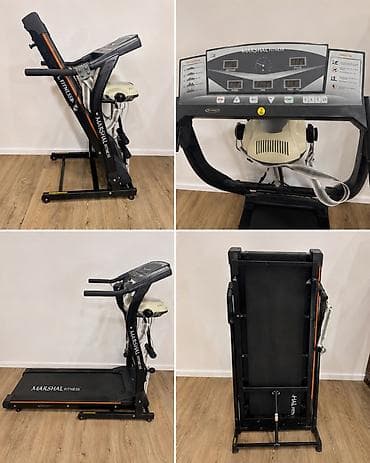 qaçış ternajoru: Marshal Fitness qaçış trenajoru - Kompakt, qatlanan konstruksiya — 1