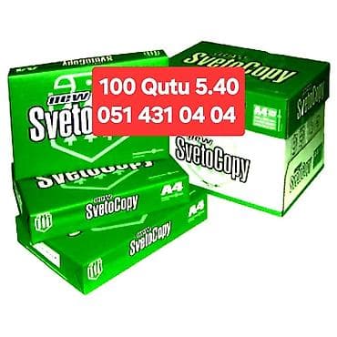 SvetoCopy A4 ofis kağızı - Format: A4 - Kağız qalınlığı (gsm): 80 -