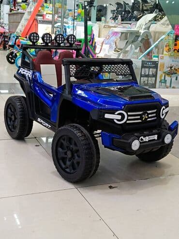 maşınlar uşaq üçün: Tam ötürücülü uşaq elektrik avtomobili SUV 999 Hündür, həcmli və — 6